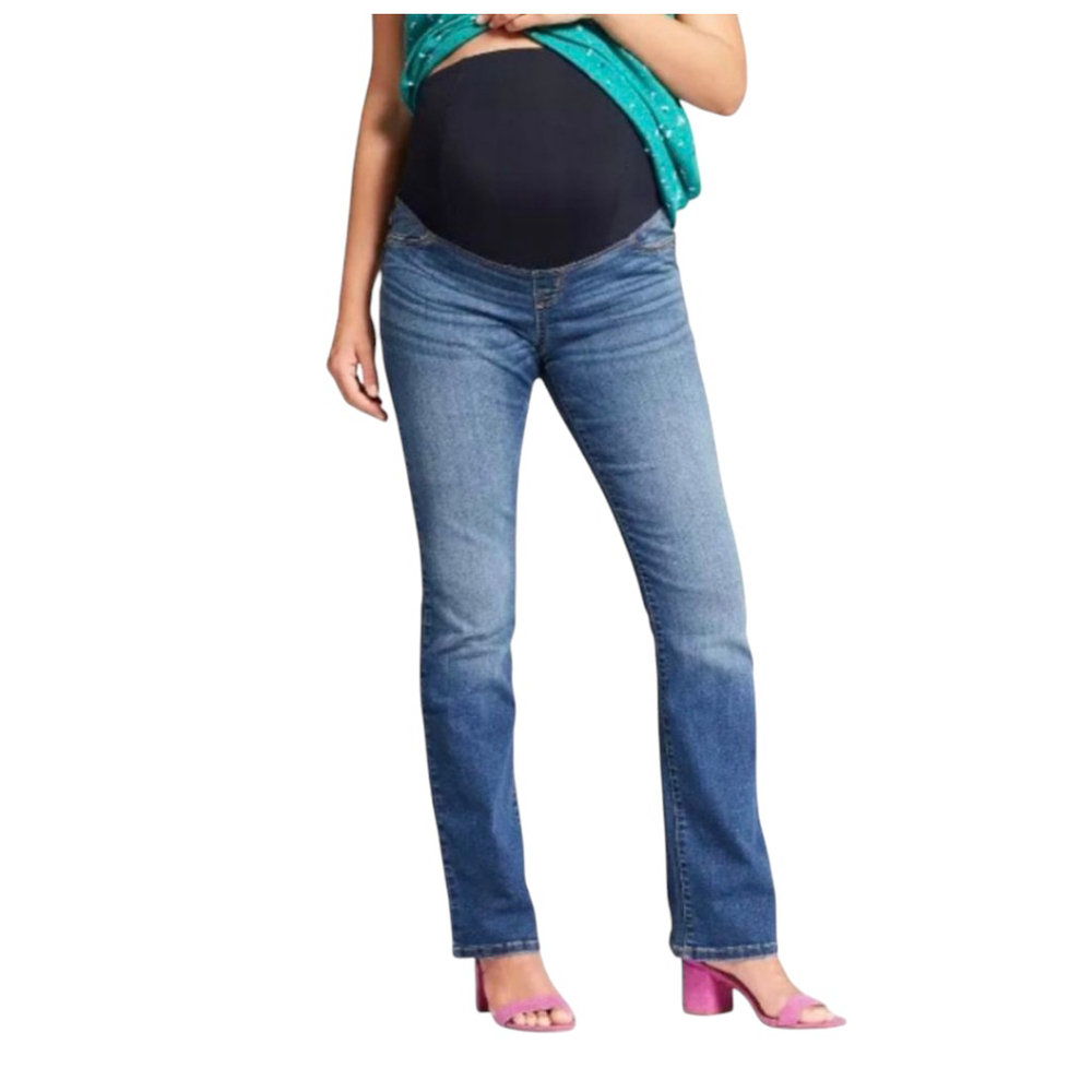 Isabel Maternity Boot Cut Denim Jeans Women's Size 2 Blue